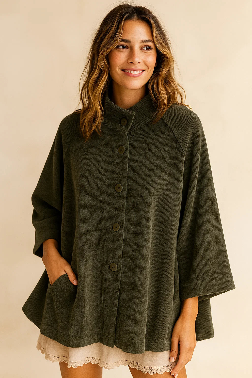 Cape Ample en velours