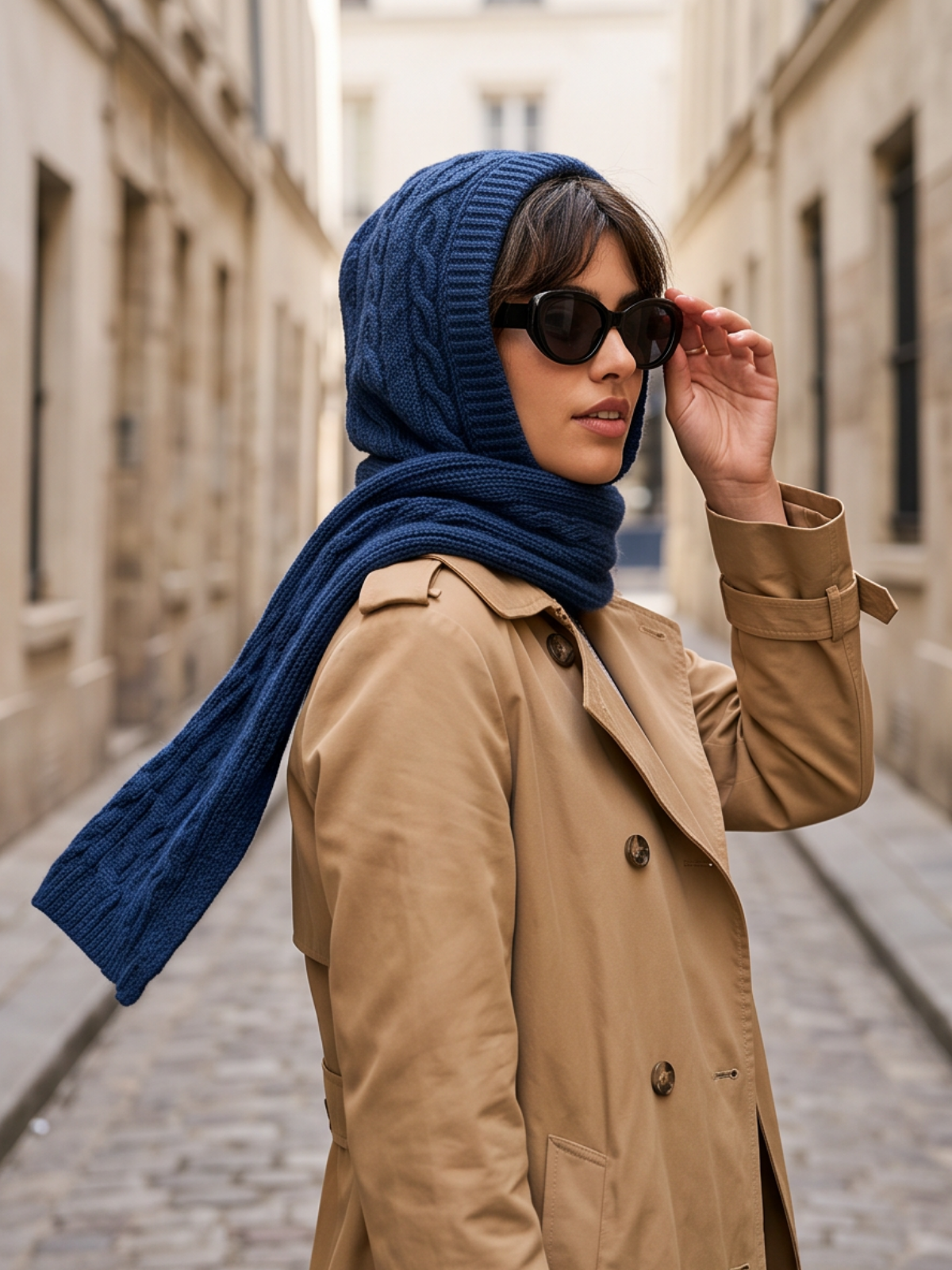Capuche Augusta - Taille Unique