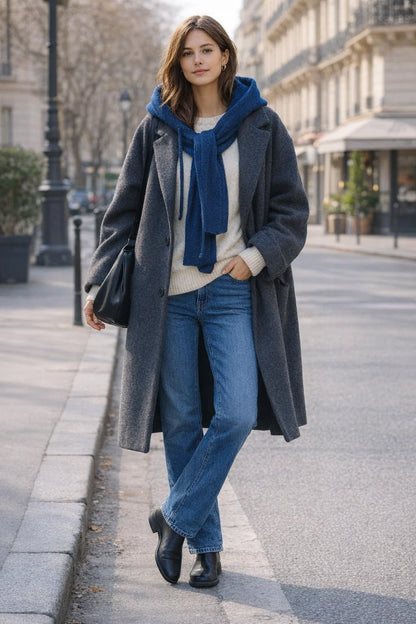 Capuche Écharpe Douce