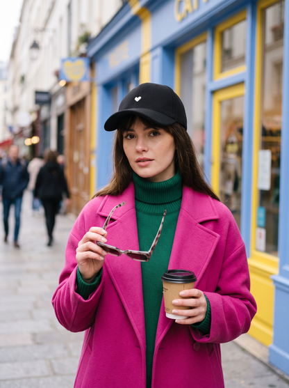 Casquette Brodée Cœur