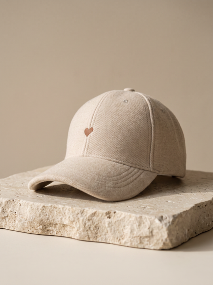 Casquette Brodée Cœur