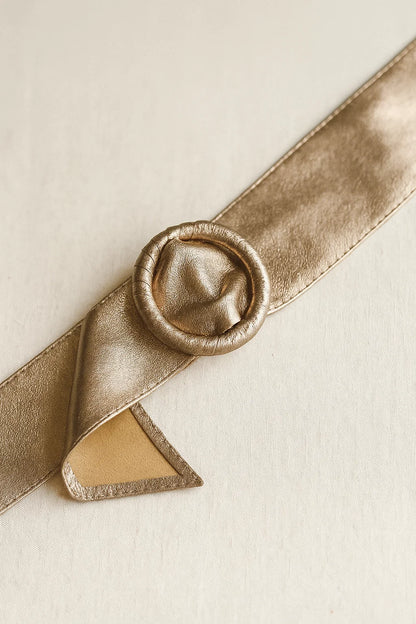 Ceinture en Cuir Unie