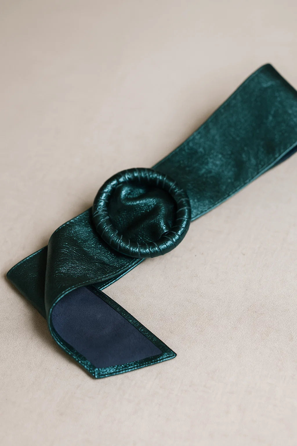 Ceinture en Cuir Unie