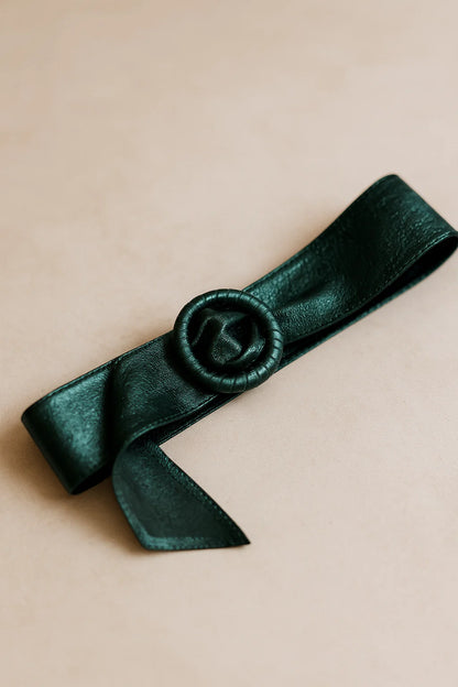 Ceinture en Cuir Unie