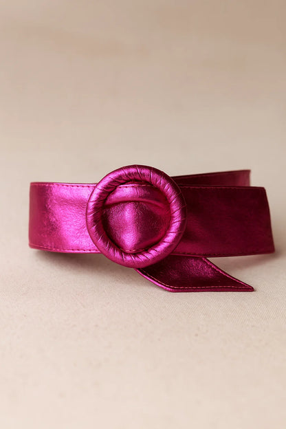 Ceinture en Cuir Unie