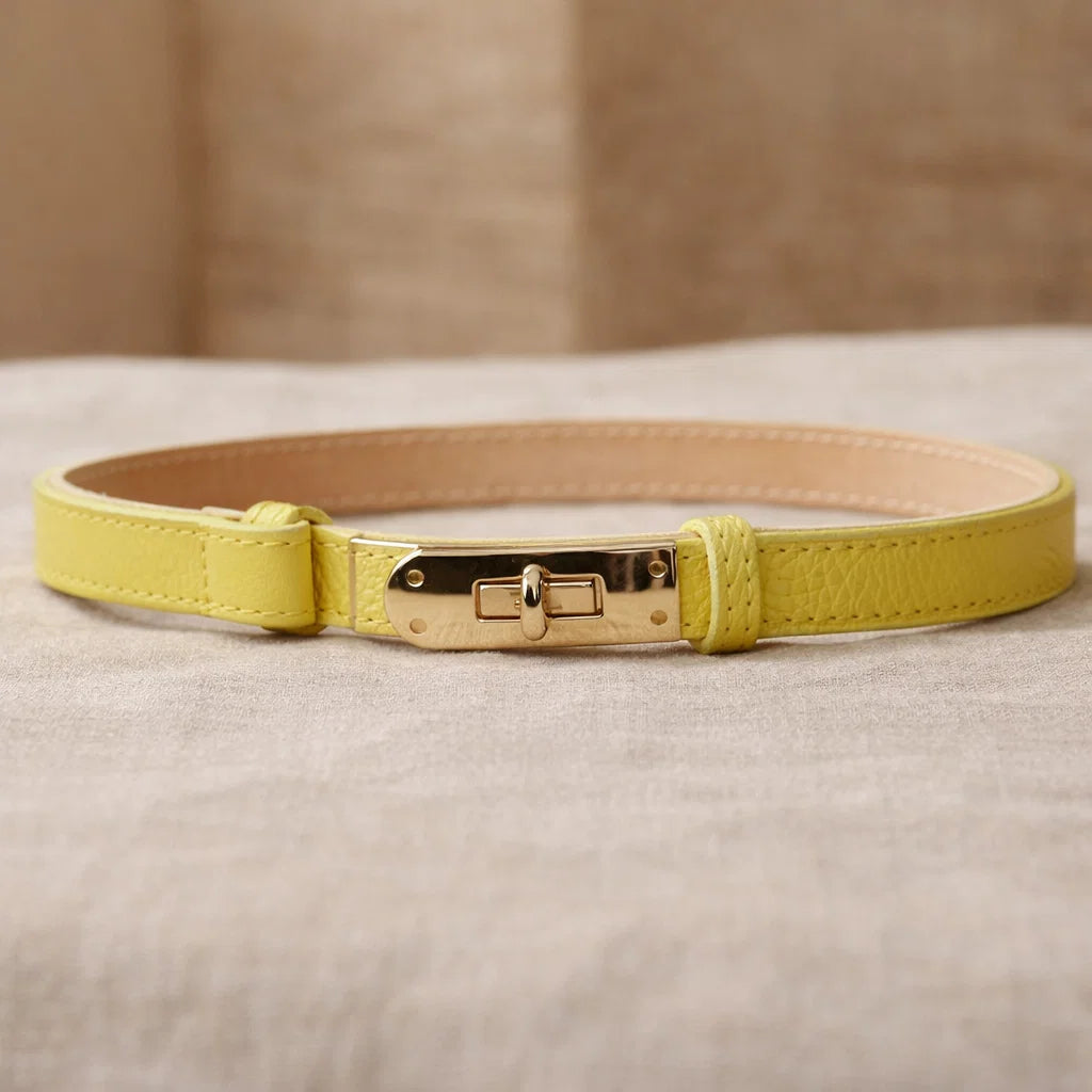 Ceinture Fine Cuir