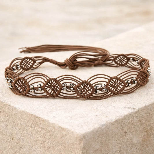 Ceinture Bohème Marron