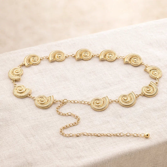 Ceinture Coquillage Dorée