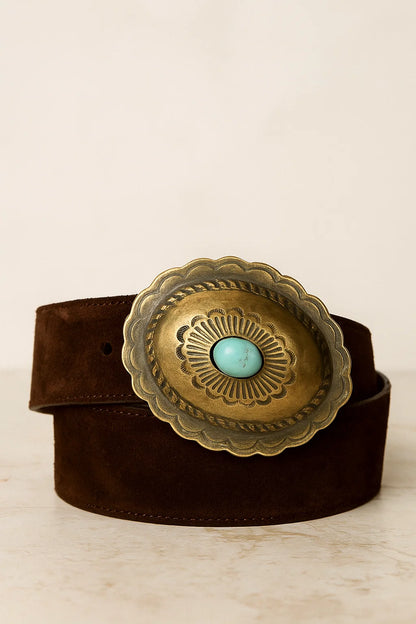 Ceinture Cuir Western