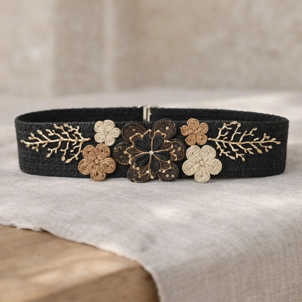 Ceinture Fleur Dorée