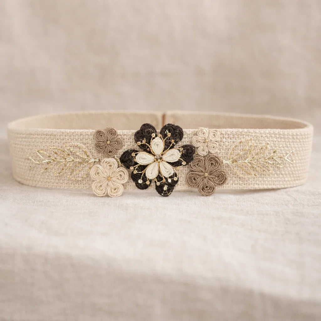Ceinture Fleur Dorée