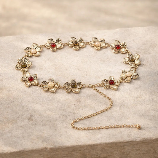 Ceinture Fleurs Colorées