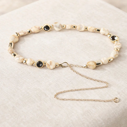 Ceinture Perles Dorées