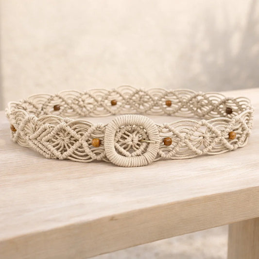 Ceinture Tressée Naturelle