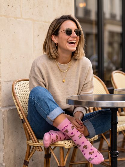 Chaussettes Bisou Teckel
