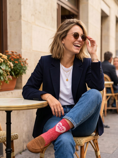 Chaussettes Super Mom