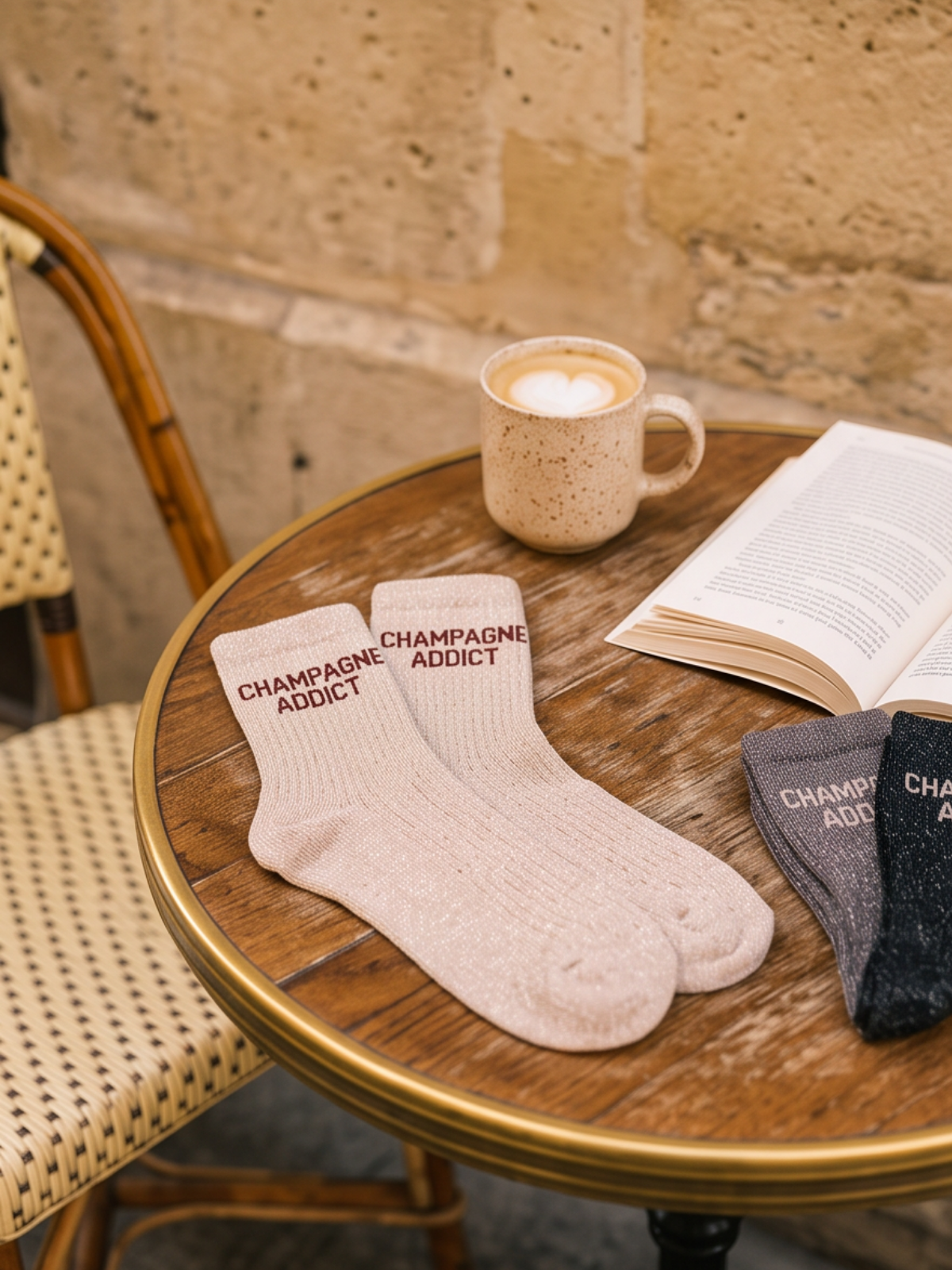Chaussettes Champagne Addict