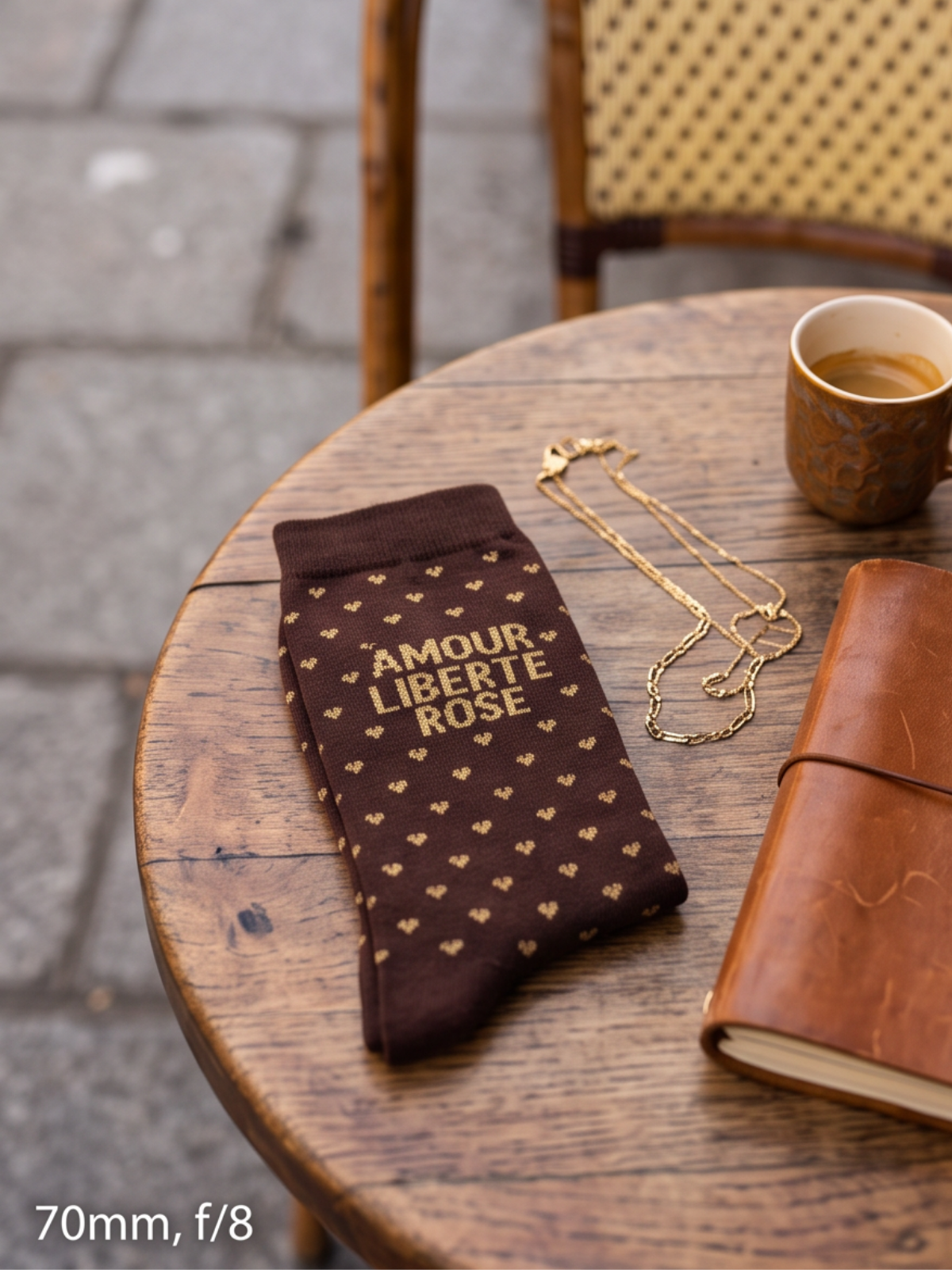 Chaussettes Amour Liberté Rose