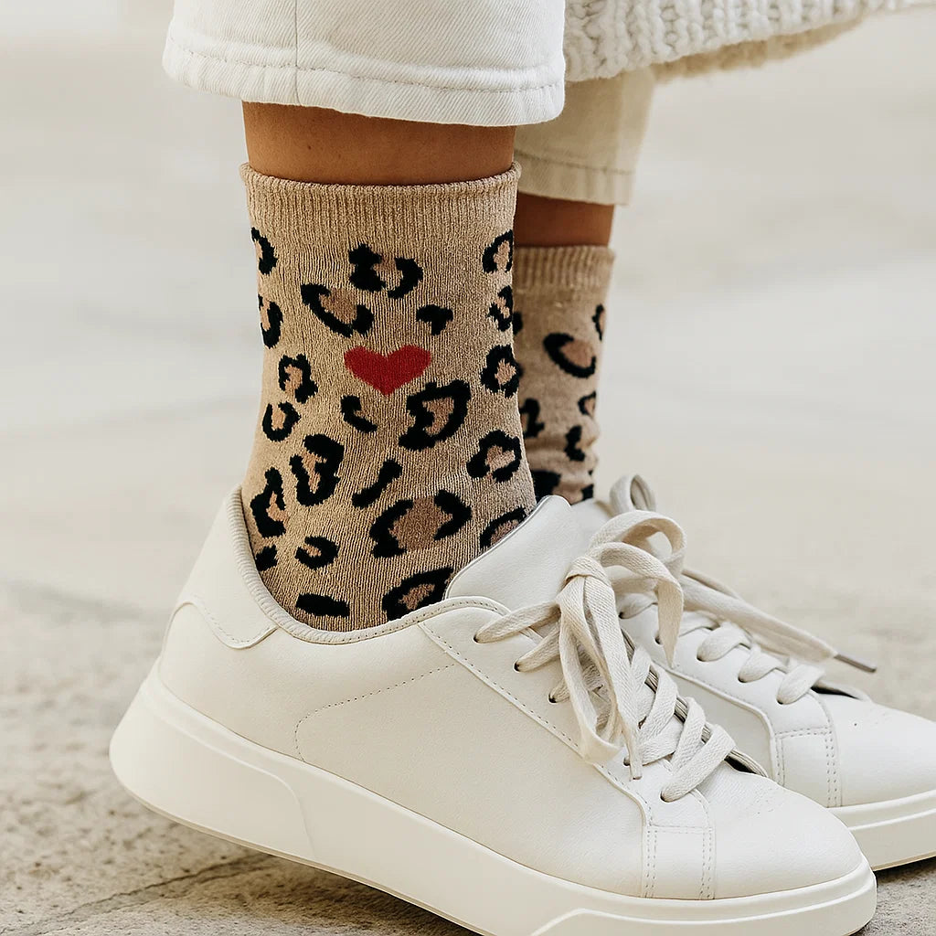 Chausettes Imprimées Léopard