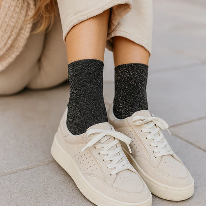Chausettes Paillettées Unies