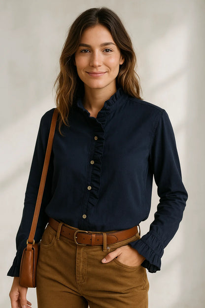 Chemise Classique Volants