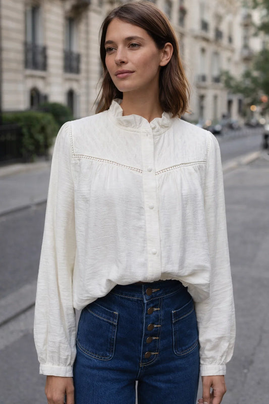 Chemise Détail Dentelle
