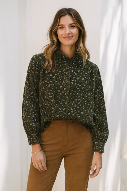 Chemise Léopard Velours