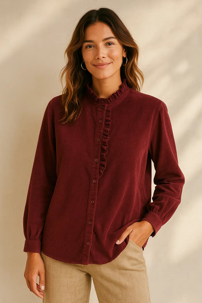 Chemise Velours Légère