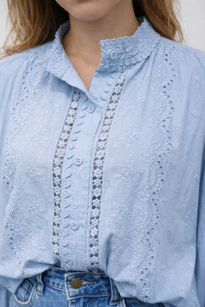 Chemise Rose Dentelle