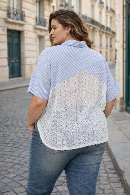 Chemise Dentelle Dos TU 44-50