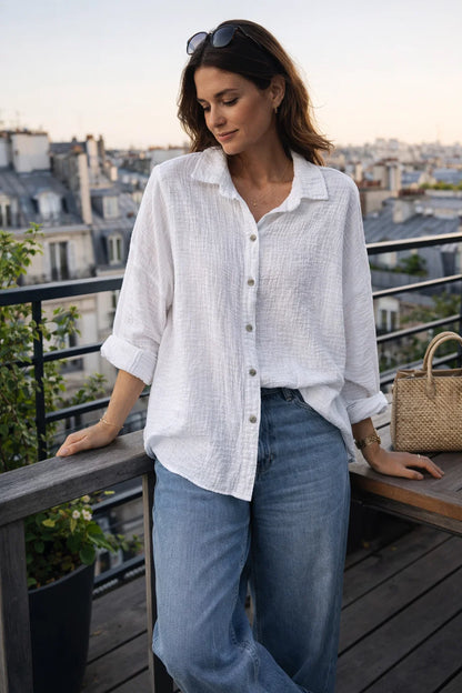 Chemise Gaze de Coton Ample