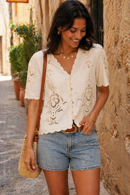 Chemise Dentelle Femme