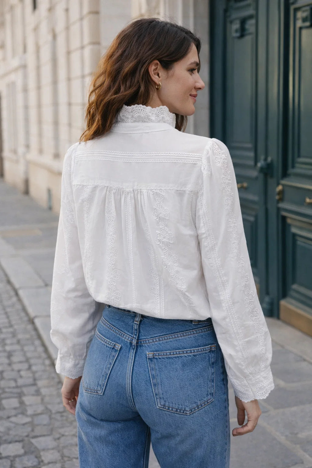 Chemise Col Victorien