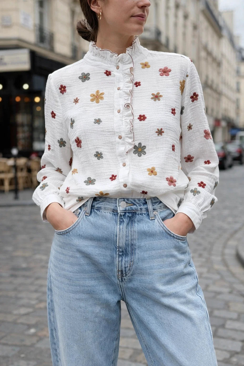 Chemise Fleurs Délicats