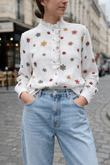 Chemise Fleurs Délicats