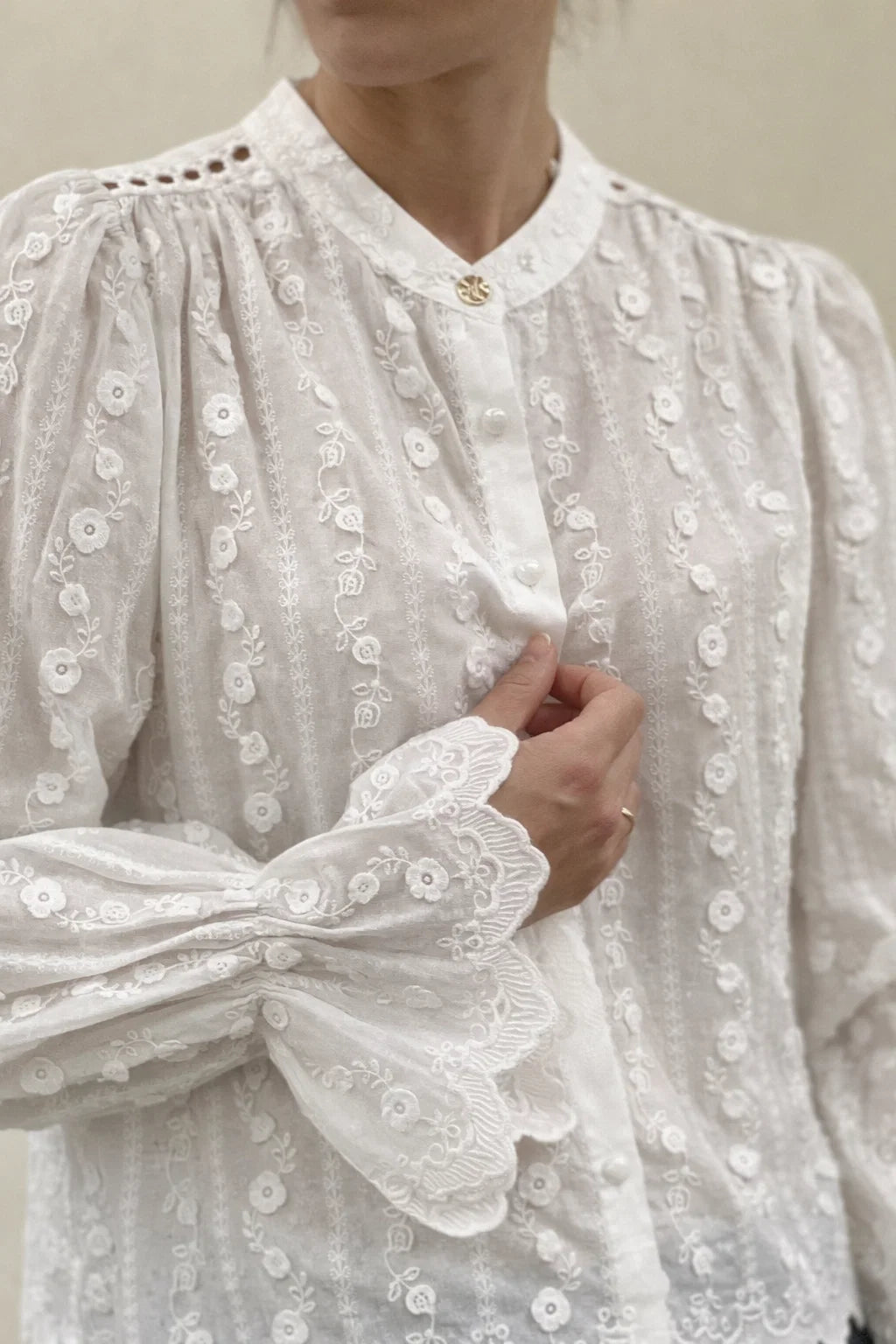 Chemise Broderie Romantique