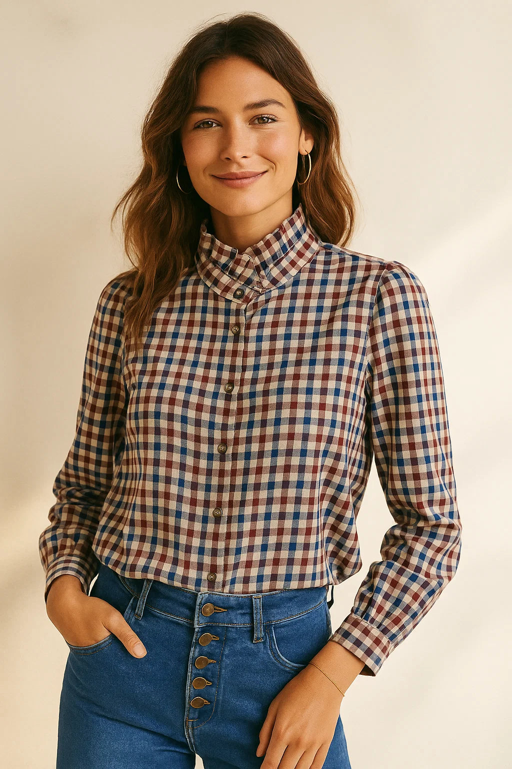 Chemise à Carreaux Colorée