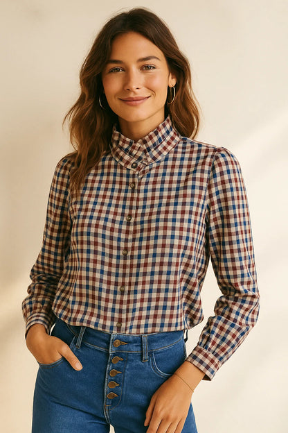 Chemise à Carreaux Colorée