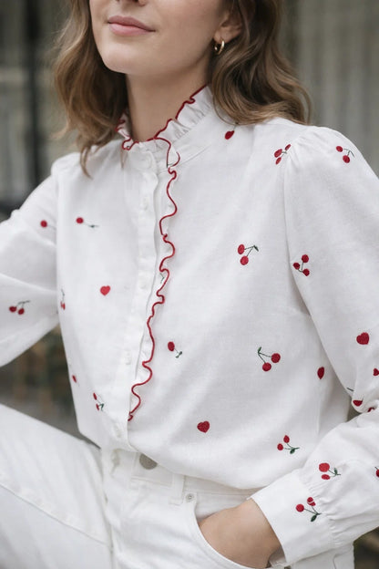 Chemise Cœur Cerise