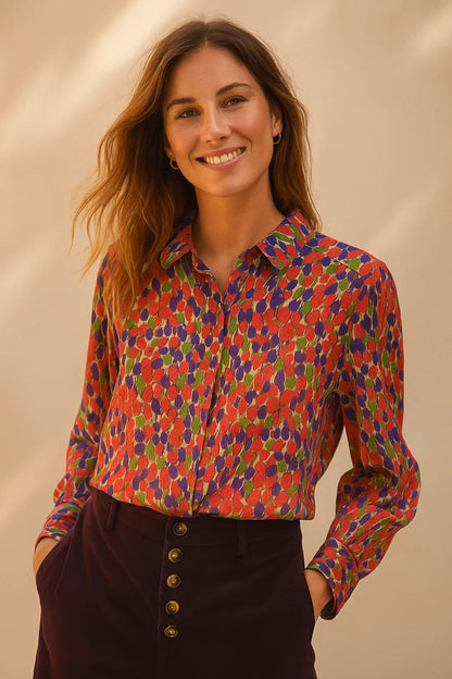 Chemise Imprimée Tulipe