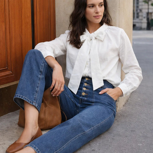 Chemise Coton Nœud