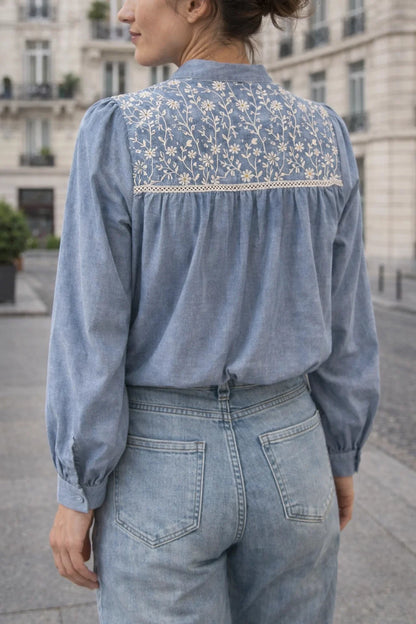 Chemise Brodée Céleste