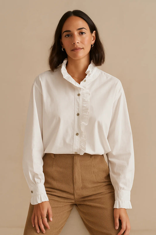 Chemise Classique Volants