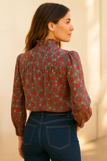 Chemise Fleurie Colorée