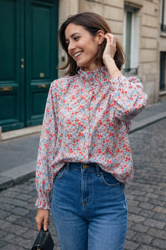 Chemise Fleurie Printemps