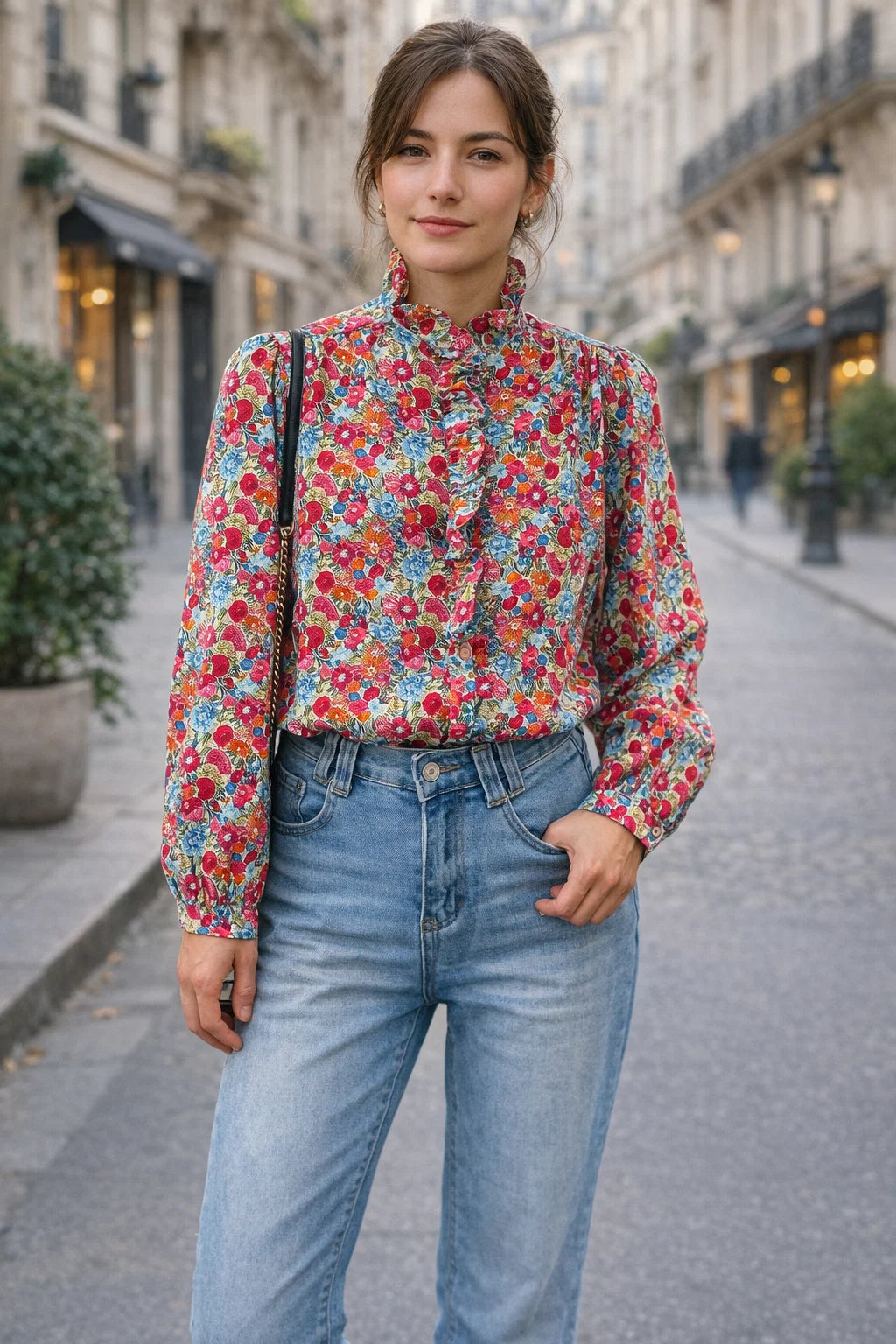 Chemise Florale Rétro