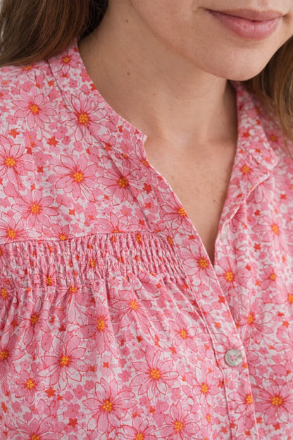 Chemise Fleurie Rose Elena