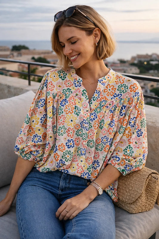 Chemise Flowers Multi