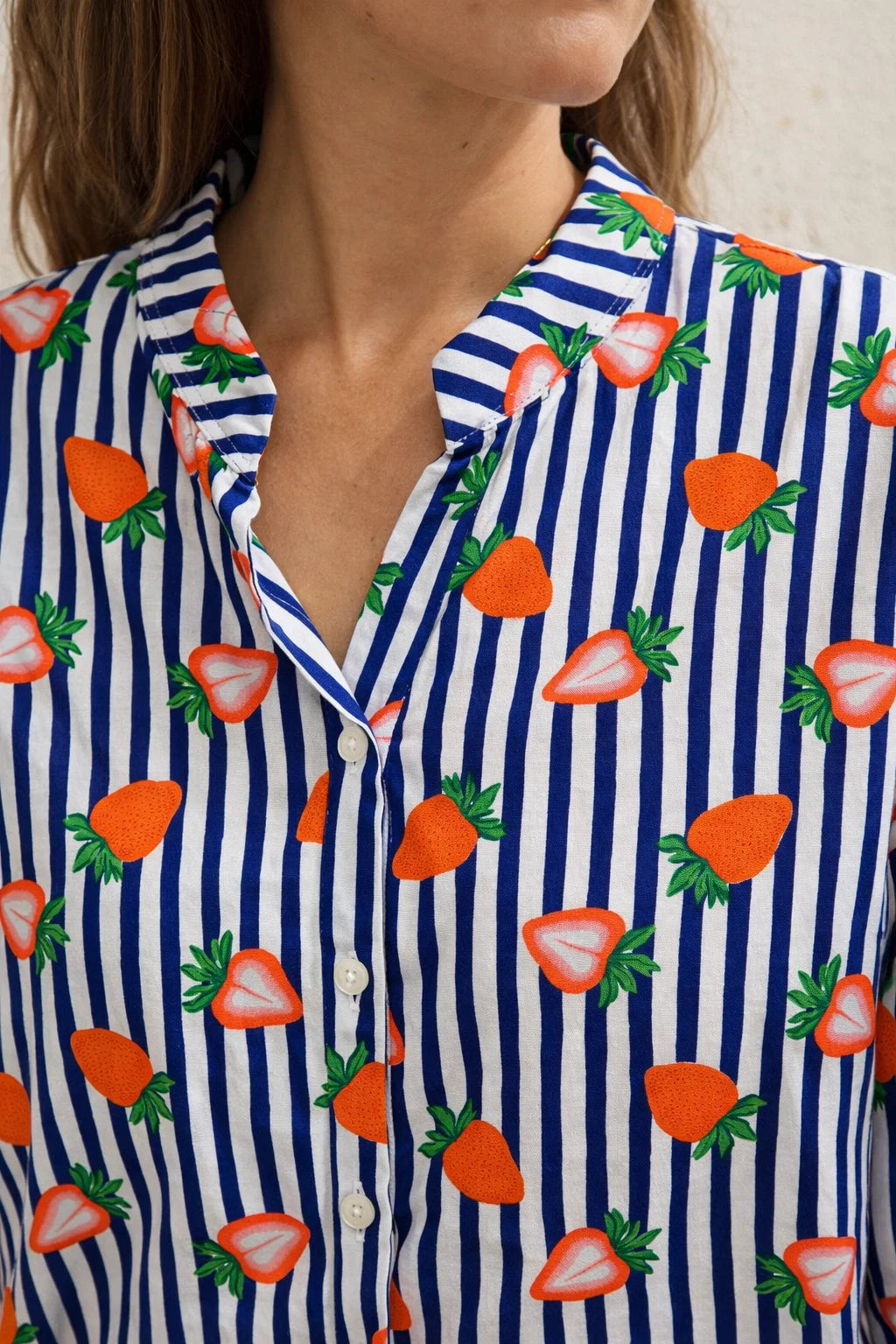 Chemise Strawberry Blue