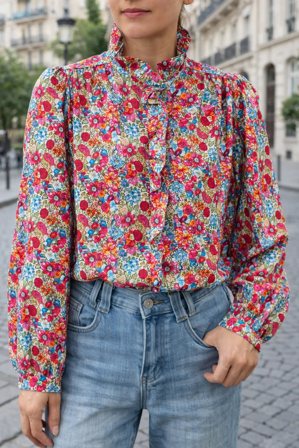 Chemise Florale Rétro